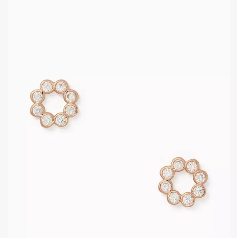 Kate Spade Full Circle Rose Gold Toned Studs